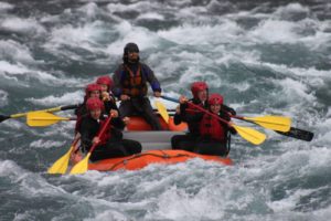 rafting on Petrohué river
