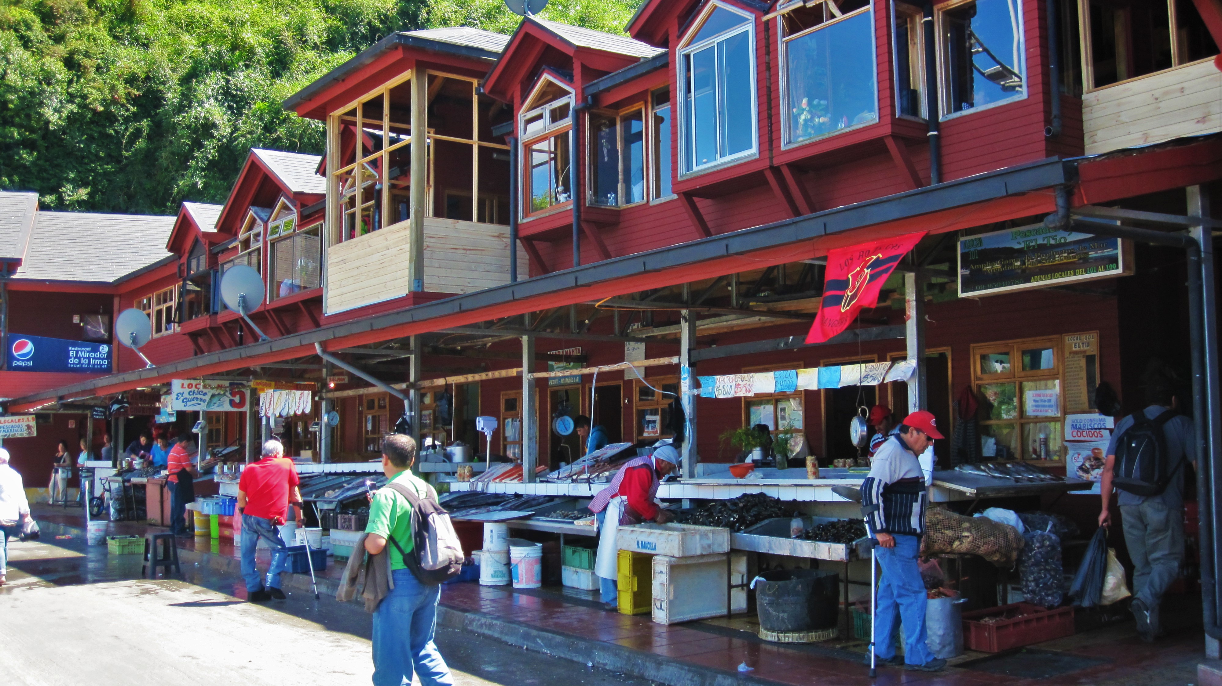 fish market in Puerto Montt