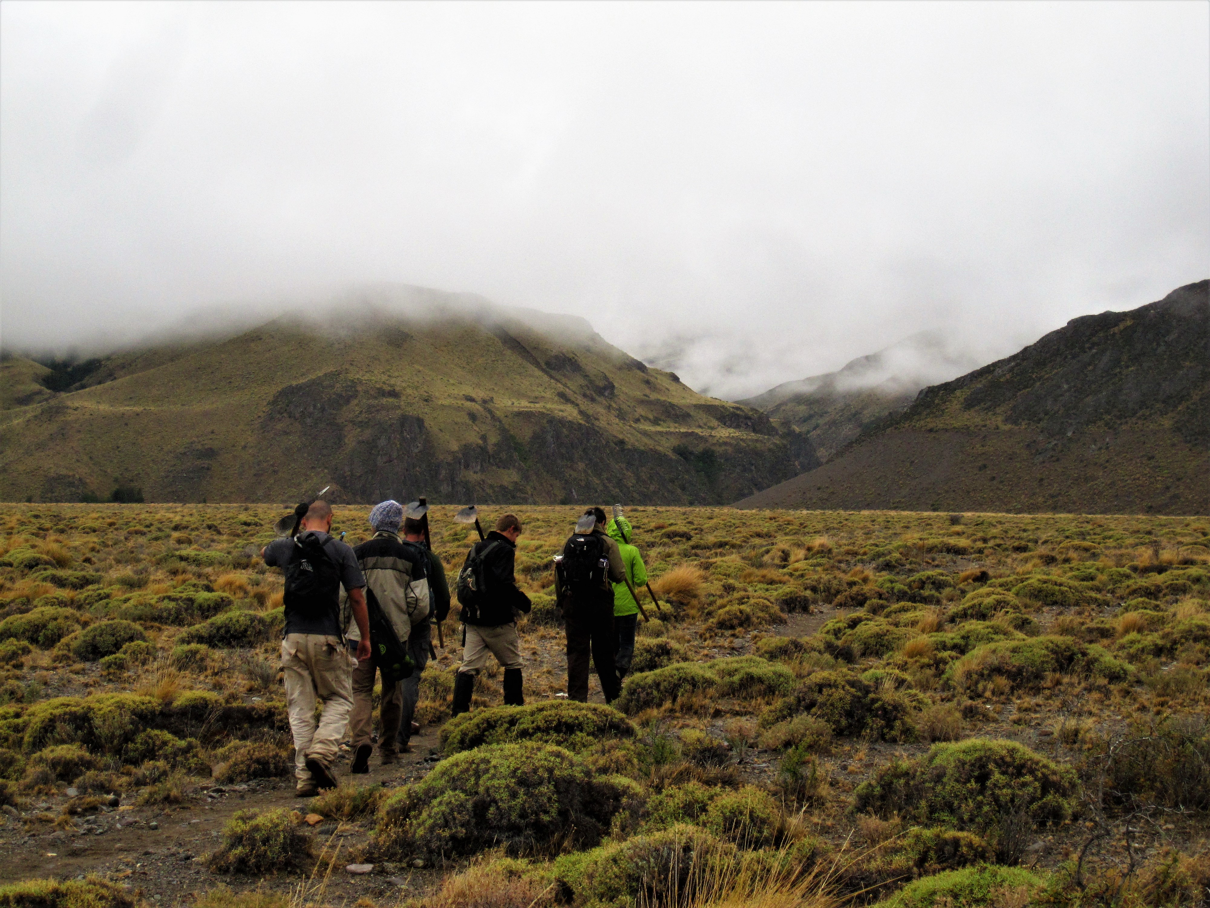 volunteers at Patagonia National Park